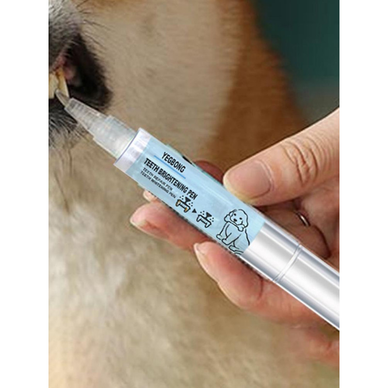5ml Animaux de compagnie Dents Nettoyage Stylo Chien Oral Grooming Outils Souffle frais Doux Dissiper