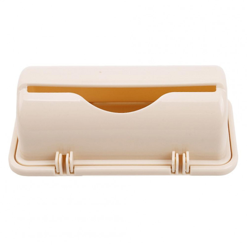 Wall Mounted Trash Garbage Bag Container Holder Plastic Storage Box Dispenser