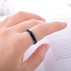 Discoloration Temperature Measurement Temperature Control Ring Fashion Couple Ring Personality Discoloration (5pcs)