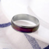 Discoloration Temperature Measurement Temperature Control Ring Fashion Couple Ring Personality Discoloration (5pcs)