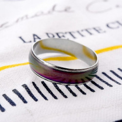 Discoloration Temperature Measurement Temperature Control Ring Fashion Couple Ring Personality Discoloration (5pcs)