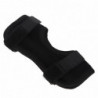 Dog Rear Leg Brace for Wounds and Injuries with Spring Support and Licking Prevention Strap