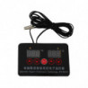 DC 12V Computer Digital Display Intelligent Dual - Temperature Thermostat Dual Temperature Adjustab