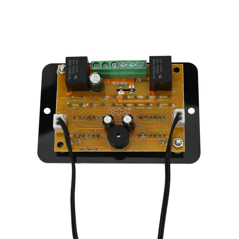 DC 12V Computer Digital Display Intelligent Dual - Temperature Thermostat Dual Temperature Adjustab