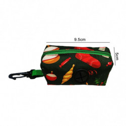 Poop Bag Dispenser Exquisite Pattern Zipper Closure Portable Xmas Themed Printed Poop Garbage Bag Di Poop Bag Dispenser Exquisite Pattern Zipper Closure Portable Xmas Themed Printed Poop Garbage Bag Di