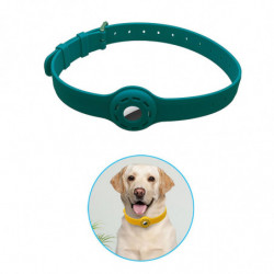 Collar Holder Pet Dog Silicone Collar Soft Tear Resistant Green Collar Holder Pet Dog Silicone Collar Soft Tear Resistant Green