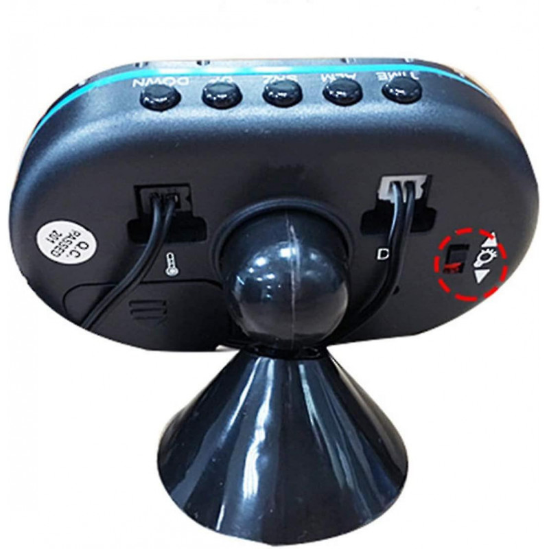 Nouveau, approprié Thermomètre de voiture Horloge électronique numérique Véhicules de voiture Jauge de voltmètre à [...]