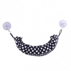 Bearded Dragon Hammock Reptile Lounger With Suction Cups For Amphibian Reptile Black Dot