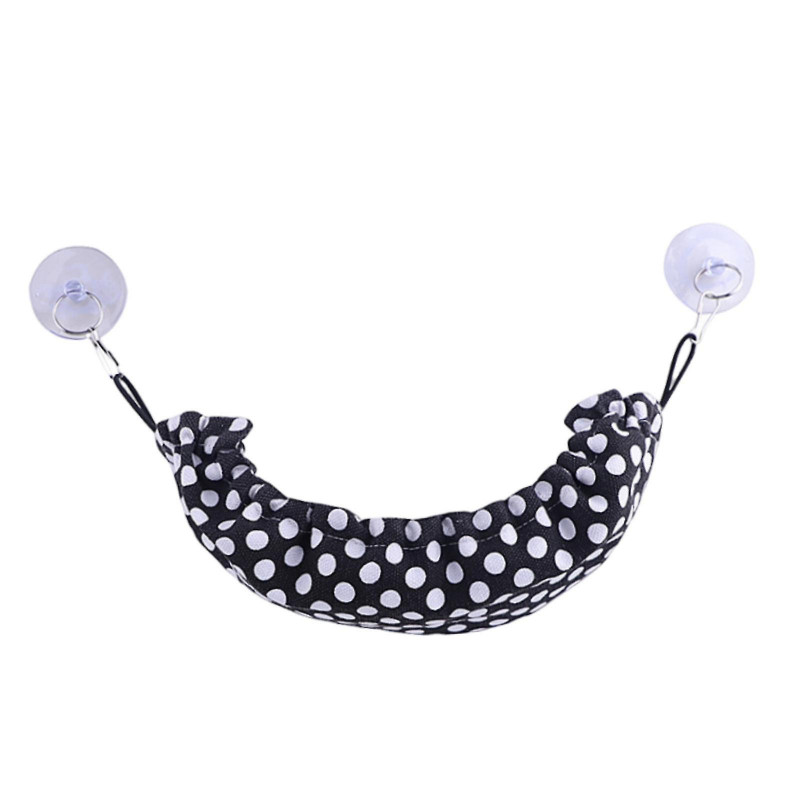 Bearded Dragon Hammock Reptile Lounger With Suction Cups For Amphibian Reptile Black Dot