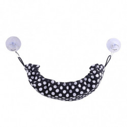 Bearded Dragon Hammock Reptile Lounger With Suction Cups For Amphibian Reptile Black Dot