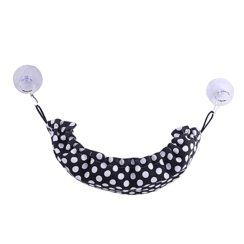 Bearded Dragon Hammock Reptile Lounger With Suction Cups For Amphibian Reptile Black Dot