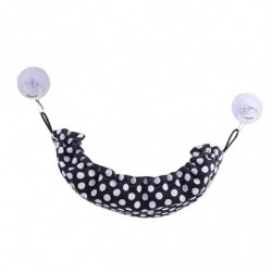 Bearded Dragon Hammock Reptile Lounger With Suction Cups For Amphibian Reptile Black Dot