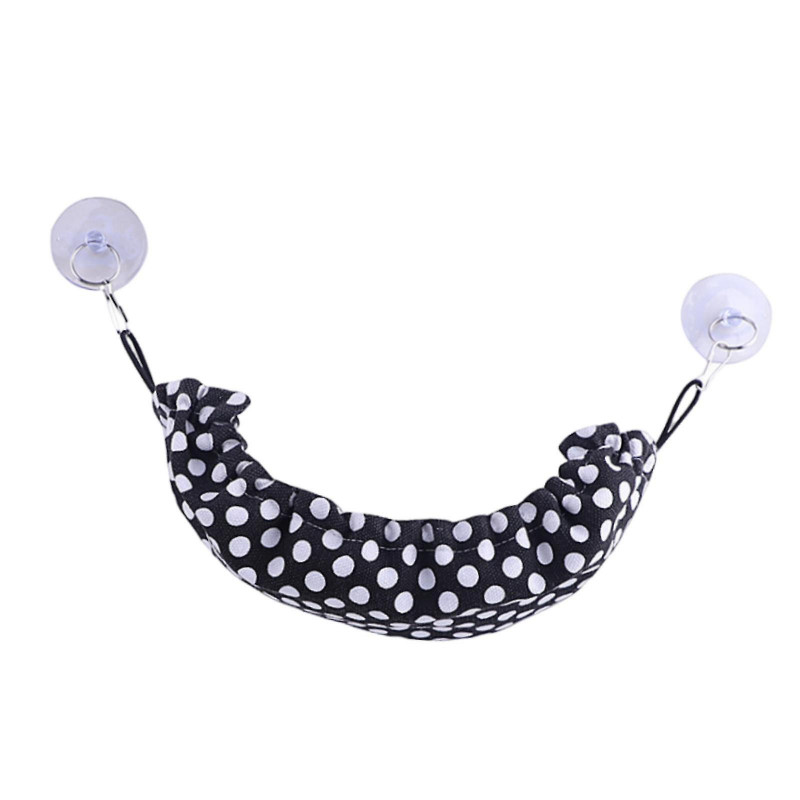 Bearded Dragon Hammock Reptile Lounger With Suction Cups For Amphibian Reptile Black Dot