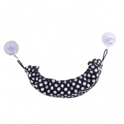 Bearded Dragon Hammock Reptile Lounger With Suction Cups For Amphibian Reptile Black Dot