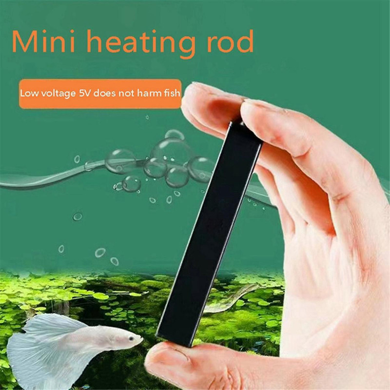 10W Mini Aquarium Heater USB Charging for Small Fish Tank Heater
