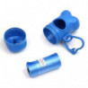 ZHOUBA Cute Dog Puppy Pet Bone Shape Poop Waste Bags Clip Dispenser with 1Roll Bag