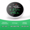 CO2 Monitor, CO2 Sensor 3 in 1 Indoor Air Quality Monitor for CO2 Temperature Humidity with LCD Display and Alarm [...]