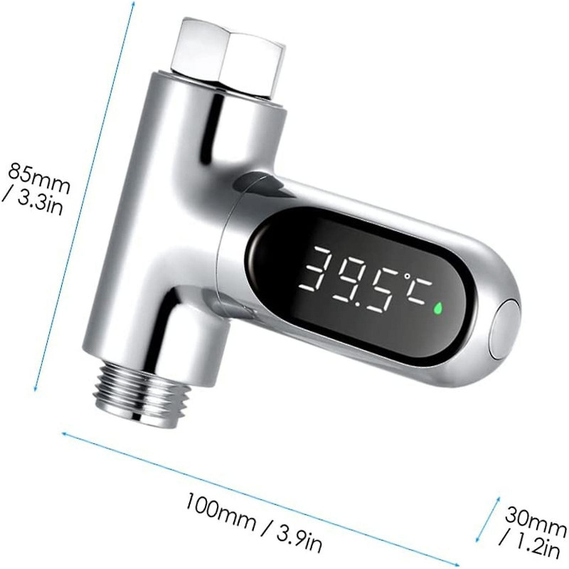 Led Digital Shower Temperature Display 0~100 Baby Bath Water Temperature Celsius/fahrenheit Display 360 Rotating [...]