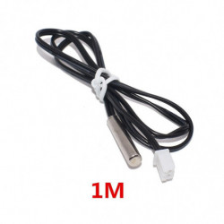 1 M Meter 10K 1% 3950 Waterproof Digital Temperature Sensor Probe NTC Thermistor Thermal Cable -20 To 105 Degree Celsius