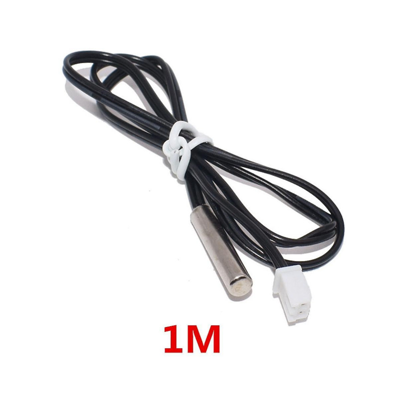 1 M Meter 10K 1% 3950 Waterproof Digital Temperature Sensor Probe NTC Thermistor Thermal Cable -20 To 105 Degree Celsius