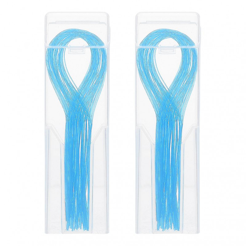 100 Pcs Gadgets de nettoyage Broches de soie dentaire Fournitures dentaires orthodontiques Bâtonnets de soie [...]