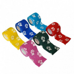 6 Pcs Elastic Bandages Vet Wrap Bandage Dog Tape Pet Leg Brace Vet Wrap Dog Bandage Wrap