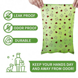 Dog Waste Bags With Dispenser Unscented Extra Thick No Odour For Outdoor Dog Waste Bags With Dispenser Unscented Extra Thick No Odour For Outdoor