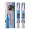 2 Pack Animaux de compagnie Chien Dents Nettoyage Stylo Blanchiment Dents Nettoyage Pen Chiens Chats