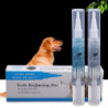 2 Pack Animaux de compagnie Chien Dents Nettoyage Stylo Blanchiment Dents Nettoyage Pen Chiens Chats