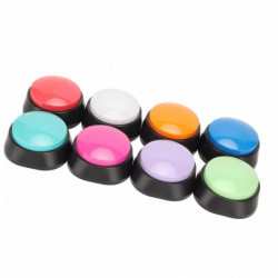 8PCS Voice Recording Button 30 Second Clear Recording Pet Training Buzzer for Dog Communication Study
