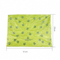 ZHOUBA 1/3/8 Roll Biodegradable Paws Print Pet Dog Poop Bags Cats Waste Garbage Pouch ZHOUBA 1/3/8 Roll Biodegradable Paws Print Pet Dog Poop Bags Cats Waste Garbage Pouch