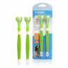 Toothbrush For Pet For Nano Toothbrush Three-sided Bristle For Oral Care