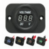 Car Led Display Digital Voltmeter Waterproof Easy Installation Compact-size