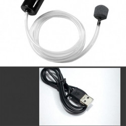 Aquarium USB Oxygène Pompe à air Mute Fournitures d’économie d’énergie Mini Terrarium aquatique portable [...]