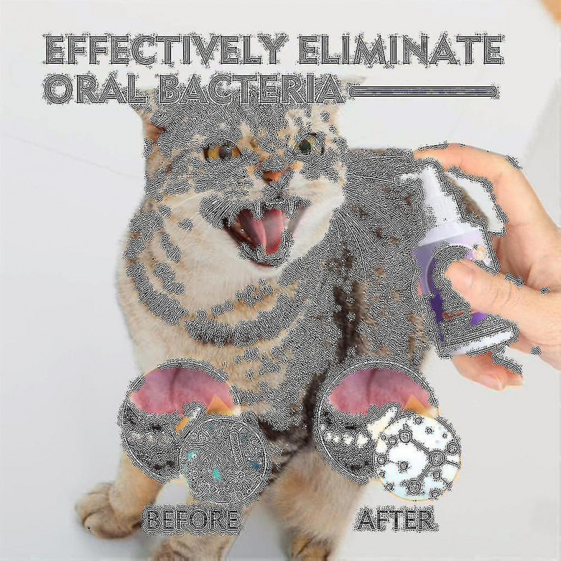 Teeth Cleaning Spray For Dogs & Cats Pet Oral Bad Breath Plaque Remover Spray