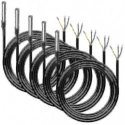 5pcs Waterproof Ds18b20 Temperature Sensor, Digital Temperature Thermal Cable Temperature (-55- +1