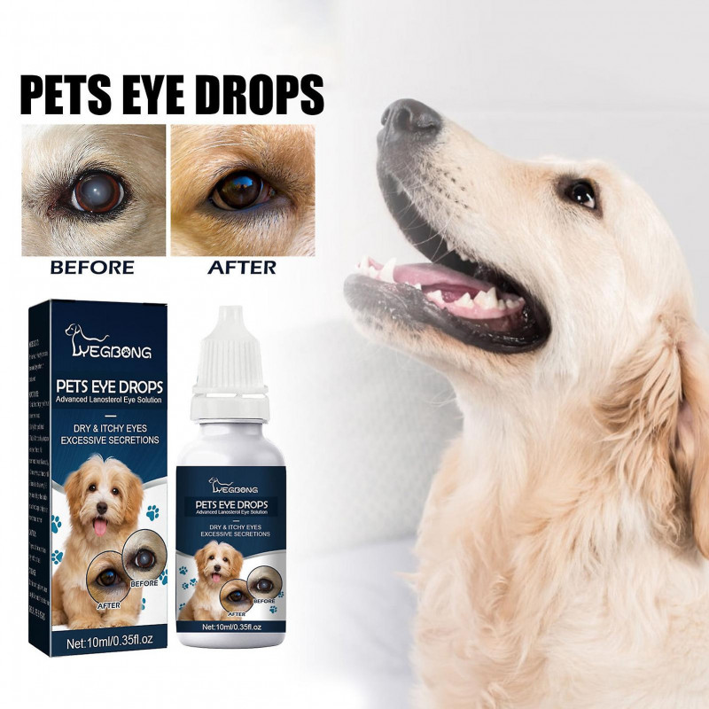 10ml Gouttes oculaires pour chiens Ingrédients sûrs Absorption rapide Haute efficacité Longue durée Doux Anti- [...]