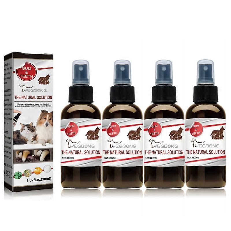 Pet Oral Spray Teeth Cleaning For Dogs & Cats Bad Breath Tartar Plaque Removal Teeth Cleaning Spray