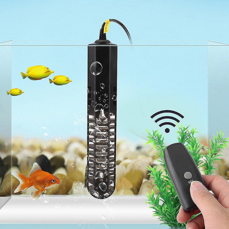 Abs aquarium heating rod automatic constant temperature fish tank intelligent remote control heater cn plug 230vv- [...]