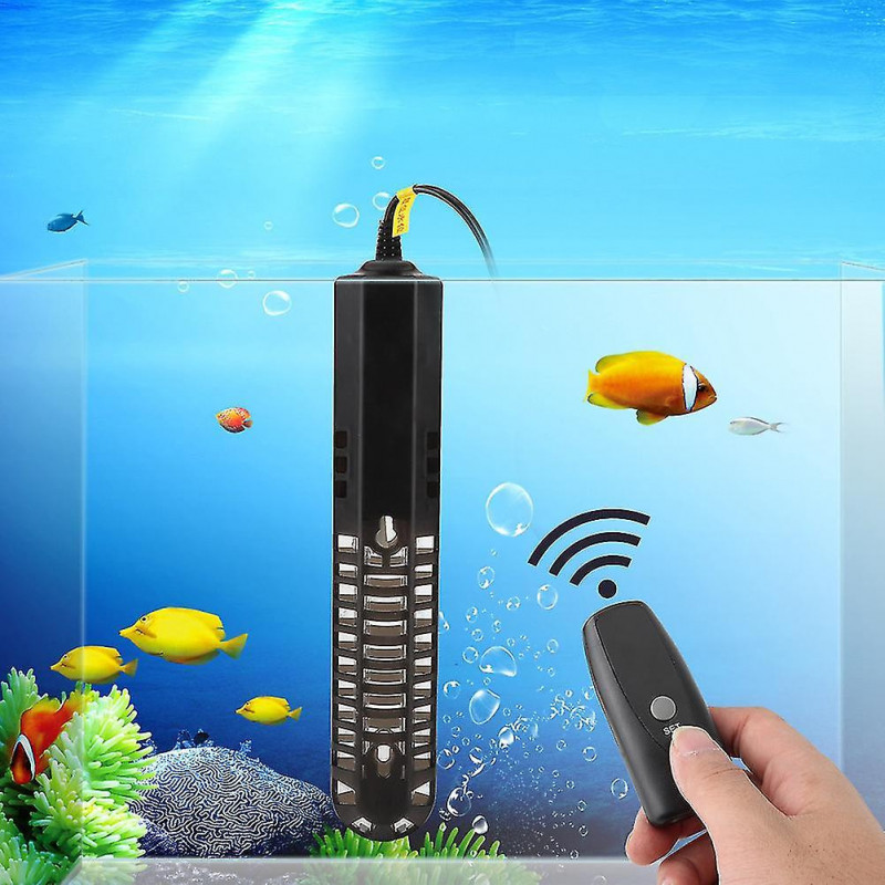 Abs aquarium heating rod automatic constant temperature fish tank intelligent remote control heater cn plug 230vv- [...]