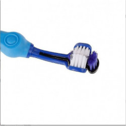 2pcs 3-sided Pet Toothbrush Dog Toothbrush Removing Bad