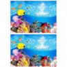 2 Pcs Double Face Fish Tank Wallpaper Fish Tank Backdrop Décoration Paper Pvc Reptile Box Auto-adhésif Fond pour [...]