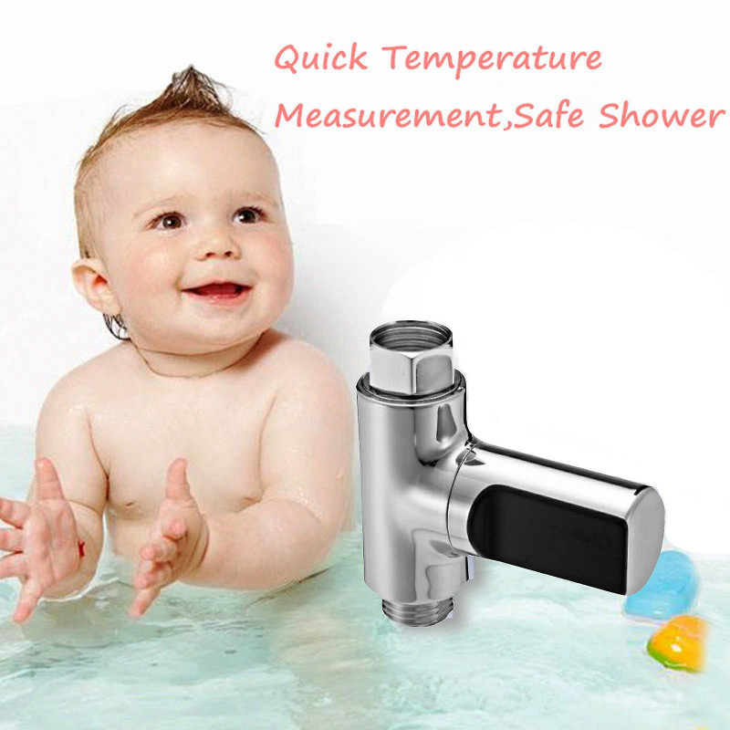 Led Display Home Water Faucet Shower Temperature Monitor Baby