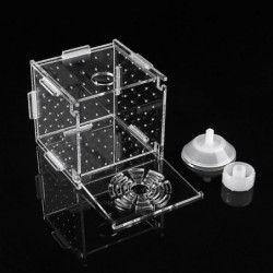 Fish Breeding Box Aquarium Small Incubator With Suction Cup For Newborn Shrimp Tw