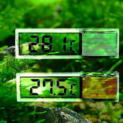 1pc Aquarium Lcd Thermometer Digital Electronic Fish Tank 3d Temperature Meter