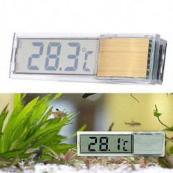 1pc Aquarium Lcd Thermometer Digital Electronic Fish Tank 3d Temperature Meter