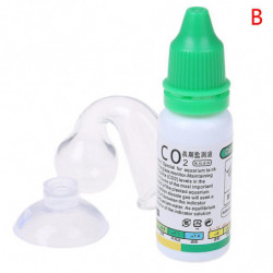 Aquarium Co2 Indicateur Solution Aquarium Aquarium Liquide Test Ph Moniteur à long terme Co2