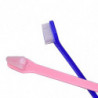 2pcs Dog Dual-end Toothbrush Pet Oral Dental 2 Sided Brush Helps Reduce Plaque