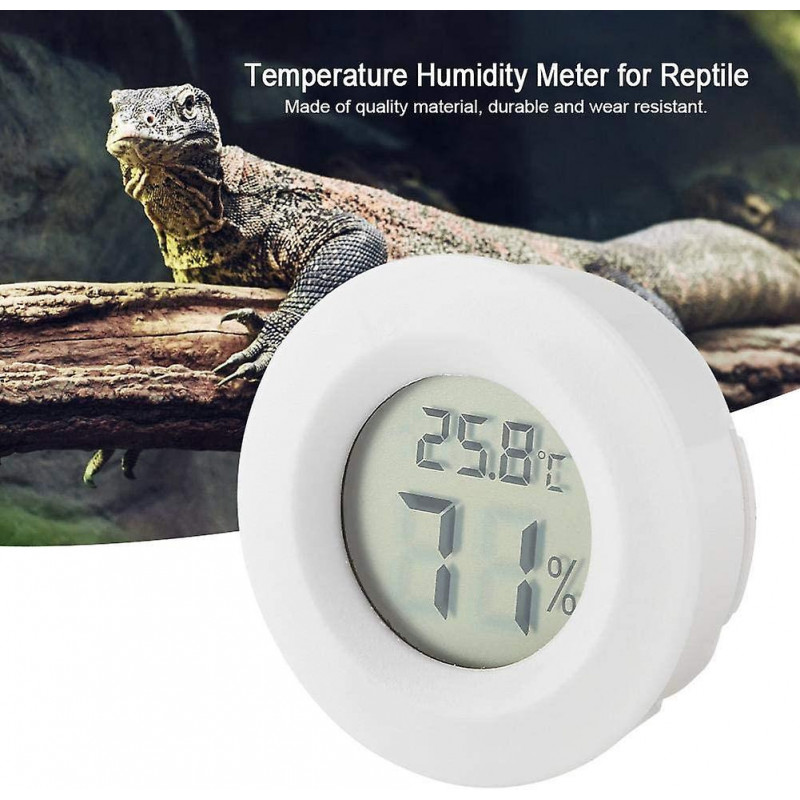 Mini numérique Lcd Thermomètre Hygromètre Pet Thermomètre électronique d’humidité Thermohygromètre pour Inc