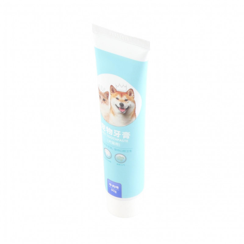 Pet Toothpaste and Toothbrush for Dogs to Eliminate Bad Breath with Delicious Beef Flavor
